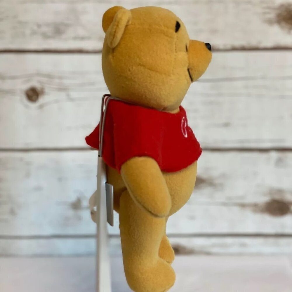 DISNEY WINNIE THE POOH Plush Stuffed Animal Moveable Arms & Legs - Picture 3 of 6